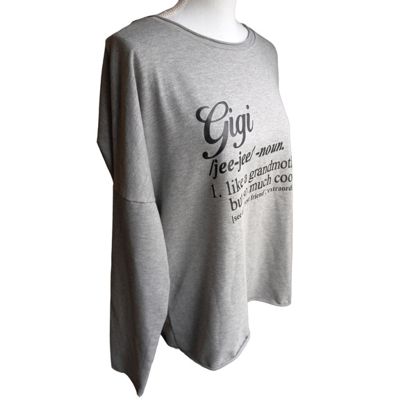 Women's GiGi Grandma Sweatershirt Top Size M - Picture 3 of 9